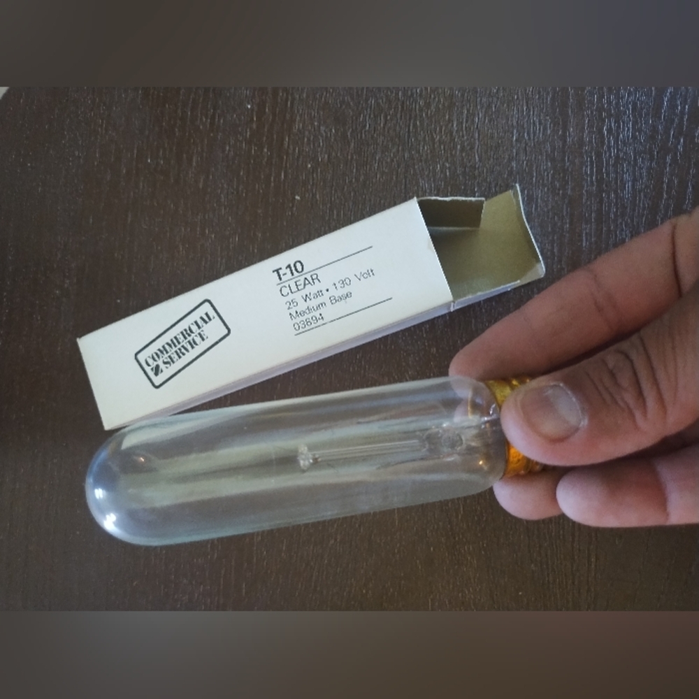 Commercial Services T-10‎ Clear 25 Watt Bulb 03894